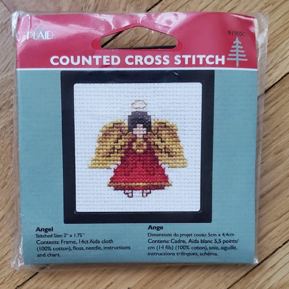 NWOT Angel Counted Cross Stitch Kit